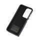 For Samsung Galaxy Galaxy S23+ 5G Brushed Texture Wallet Ring Holder Phone Case(Blue)