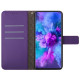 For Samsung Galaxy S24+ 5G Rhombic Grid Texture Leather Phone Case(Purple)