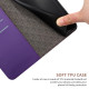 For Samsung Galaxy S24+ 5G Rhombic Grid Texture Leather Phone Case(Purple)
