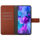 For Samsung Galaxy S24+ 5G Rhombic Grid Texture Leather Phone Case(Brown)