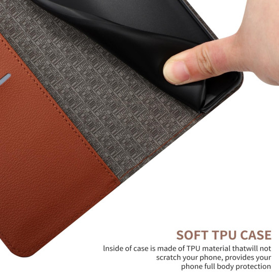 For Samsung Galaxy S24+ 5G Rhombic Grid Texture Leather Phone Case(Brown)