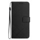 For Samsung Galaxy S24+ 5G Rhombic Grid Texture Leather Phone Case(Black)