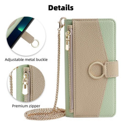 For Samsung Galaxy S24+ 5G Crossbody Litchi Texture Leather Phone Case(Green)