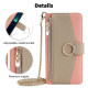 For Samsung Galaxy S24+ 5G Crossbody Litchi Texture Leather Phone Case(Pink)