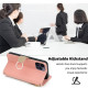 For Samsung Galaxy S24+ 5G Crossbody Litchi Texture Leather Phone Case(Pink)