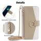 For Samsung Galaxy S24+ 5G Crossbody Litchi Texture Leather Phone Case(White)