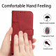 For Samsung Galaxy S24+ Stitching Calf Texture Buckle Leather Phone Case(Red)