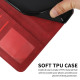 For Samsung Galaxy S24+ Stitching Calf Texture Buckle Leather Phone Case(Red)