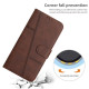 For Samsung Galaxy S24+ Stitching Calf Texture Buckle Leather Phone Case(Brown)