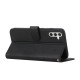 For Samsung Galaxy S24+ Stitching Calf Texture Buckle Leather Phone Case(Black)