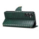 For Samsung Galaxy S23+ Denior Crocodile Texture Oil Edge Leather Phone Case(Green)