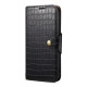 For Samsung Galaxy S23+ Denior Crocodile Texture Oil Edge Leather Phone Case(Black)