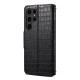 For Samsung Galaxy S24+ 5G Denior Crocodile Texture Oil Edge Leather Phone Case(Black)
