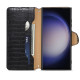 For Samsung Galaxy S24+ 5G Denior Crocodile Texture Oil Edge Leather Phone Case(Black)