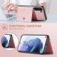 For Samsung Galaxy S24+ 5G JEEHOOD J01 Retro Magnetic Detachable Wallet Phone Case(Pink)