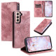 For Samsung Galaxy S23+ 5G Totem Embossed Magnetic Leather Phone Case(Rose Gold)