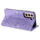 For Samsung Galaxy S23+ 5G Totem Embossed Magnetic Leather Phone Case(Purple)