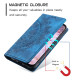 For Samsung Galaxy S24+ 5G Totem Embossed Magnetic Leather Phone Case(Blue)