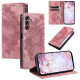 For Samsung Galaxy S24+ 5G Totem Embossed Magnetic Leather Phone Case(Rose Gold)