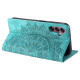 For Samsung Galaxy S24+ 5G Totem Embossed Magnetic Leather Phone Case(Green)