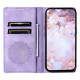 For Samsung Galaxy S24+ 5G Totem Embossed Magnetic Leather Phone Case(Purple)