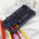 For Samsung Galaxy S24+ 5G Armor Shockproof TPU + PC Magnetic Phone Case with Holder(Blue)