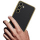 For Samsung Galaxy S24+ 5G GKK Plating TPU + Leather Full Coverage Phone Case(Pink)