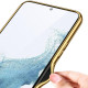 For Samsung Galaxy S24+ 5G GKK Plating TPU + Leather Full Coverage Phone Case(Carbon Fiber)