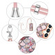 For Samsung Galaxy S24+ 5G Electroplating Pattern IMD TPU Shockproof Case with Neck Lanyard(Pink Scales)