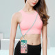 For Samsung Galaxy S24+ 5G Electroplating Pattern IMD TPU Shockproof Case with Neck Lanyard(Colorful Scales)
