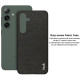 For Samsung Galaxy S24+ 5G imak Ruiyi Series Cloth Texture PU + PC Phone Case(Black)