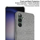 For Samsung Galaxy S24+ 5G imak Ruiyi Series Cloth Texture PU + PC Phone Case(Dark Grey)