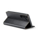 For Samsung Galaxy S24+ 5G Fierre Shann PU Genuine Leather Texture Phone Case(Black)