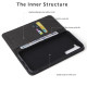 For Samsung Galaxy S24+ 5G Fierre Shann Crocodile Texture Magnetic Genuine Leather Phone Case(Black)