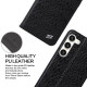 For Samsung Galaxy S24+ 5G Fierre Shann Crocodile Texture Magnetic Genuine Leather Phone Case(Black)