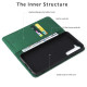 For Samsung Galaxy S24+ 5G Fierre Shann Crocodile Texture Magnetic Genuine Leather Phone Case(Green)
