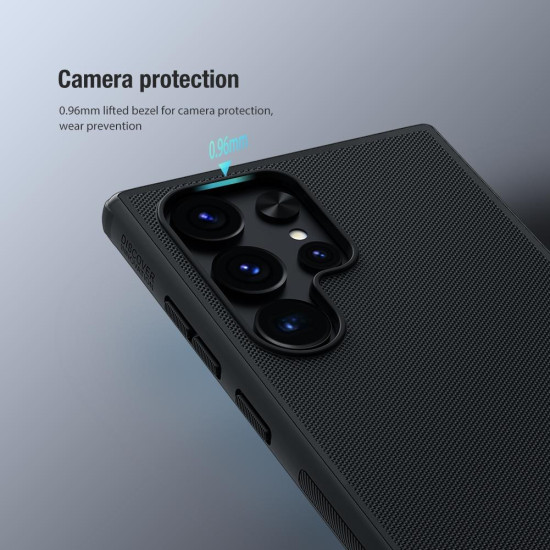 For Samsung Galaxy S24 Ultra 5G NILLKIN Frosted Shield Pro PC + TPU Phone Case(Black)