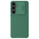 For Samsung Galaxy S24+ 5G NILLKIN Black Mirror Pro Series Camshield PC Phone Case(Green)