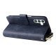 For Samsung Galaxy S24+ 5G 9-Card Slots Zipper Wallet Bag Leather Phone Case(Blue)