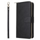 For Samsung Galaxy S24+ 5G 9-Card Slots Zipper Wallet Bag Leather Phone Case(Black)