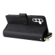 For Samsung Galaxy S24+ 5G 9-Card Slots Zipper Wallet Bag Leather Phone Case(Black)