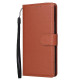 For Samsung Galaxy S24+ 5G 3-Card Slots Multifunctional Leather Phone Case(Brown)