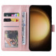 For Samsung Galaxy S24+ 5G 3-Card Slots Multifunctional Leather Phone Case(Rose Gold)