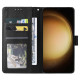 For Samsung Galaxy S24+ 5G 3-Card Slots Multifunctional Leather Phone Case(Black)