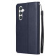 For Samsung Galaxy S24+ 5G 3-Card Slots Multifunctional Leather Phone Case(Blue)