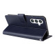 For Samsung Galaxy S24+ 5G 3-Card Slots Multifunctional Leather Phone Case(Blue)