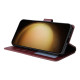 For Samsung Galaxy S24+ 5G 3-Card Slots Multifunctional Leather Phone Case(Wine Red)