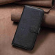 For Samsung Galaxy S24+ 5G Four-leaf Embossed Leather Phone Case(Black)