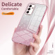For Samsung Galaxy S24+ 5G Gradient Glitter Powder Electroplated Phone Case(Gold)