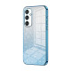 For Samsung Galaxy S24+ 5G Gradient Glitter Powder Electroplated Phone Case(Blue)